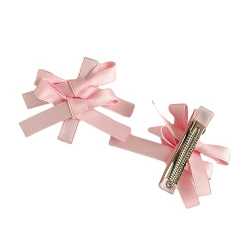 1pair Bowknot Form Haarnadeln Heiße Mädchen Ribbon Bowknot Haare Make Up Haarclip Für Frauen Pferdeschwanz Haare Clip von THINCAN