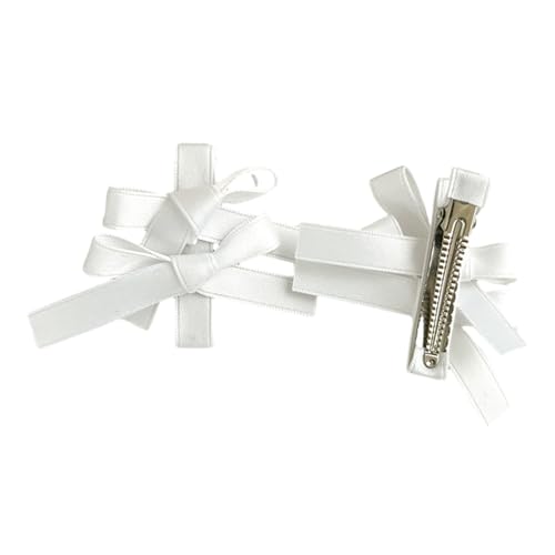 1pair Bowknot Form Haarnadeln Heiße Mädchen Ribbon Bowknot Haare Make Up Haarclip Für Frauen Pferdeschwanz Haare Clip von THINCAN
