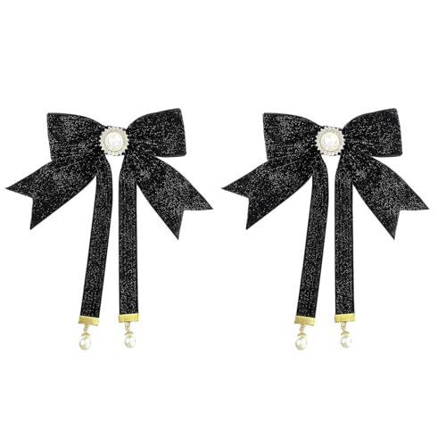 1pc/1pair Bowknot Form Haarnadeln Heiße Mädchen Plüsch Bowknot Haarclip Hochzeit Haarclip Für Frauen Pferdeschwanz Haare Clip von THINCAN