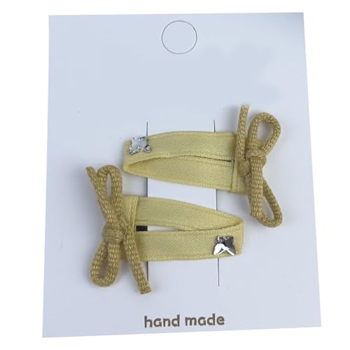 2pcs Bowknot Form Haarnadeln Heiße Mädchen Süßigkeiten Farbe Bowknot Frühlingshaarclip Hochzeit Haarclip Für Frauen Pferdeschwanz Haare Clip von THINCAN