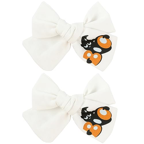 2pcs Halloween Charme Haarnadel Modische Schwarze Katzen Kopfbedeckung Trendy Party Haare Barrettes Haarverhinderungen Für Babys Mädchen von THINCAN