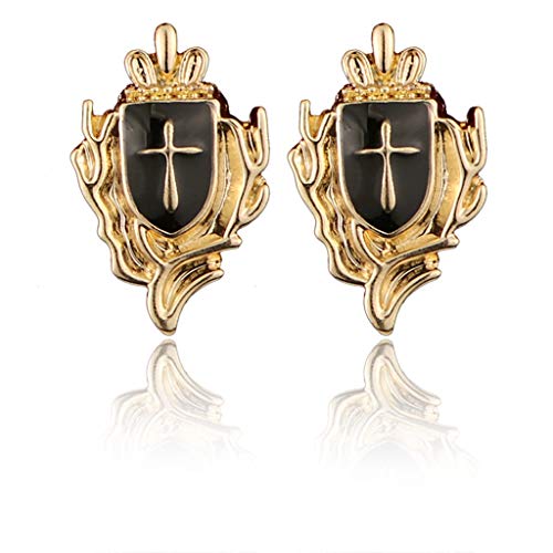 2x Exquisites Kronenschild Brosche Brosche Pin Schal Brosch Hemd Für Kreuzmedaillenhalshaltere Geschenk Für Frauen Männer Hochzeit PA Jacke Stifte 2x Exquisites Kronenschild Brosche Brosche Pin Schal Brosch Hemd Für Kreuzmedaillenhalshaltere Geschenk Für Frauen Männer Hochzeit PA Jacke Stifte von THINCAN