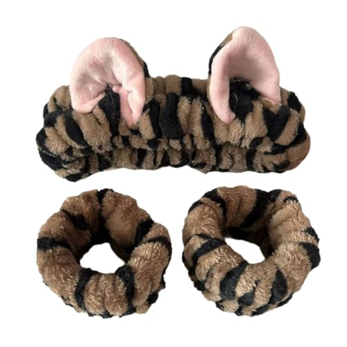 3in1 Frauen Make Up Stirnbänder Handgelenk Waschband Gesichtswasch Und Hautpflegezubehör von THINCAN