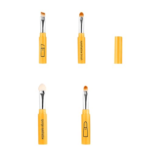 4 In 1 Make Up Pinsel Set Nicht Irrritierende Synthetische Fasern Raumsparende Design Für Errötungen Lidschatten Lippen Freundliche Veganer Make Up Pinsel von THINCAN