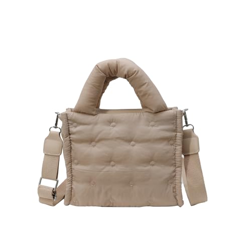 All Matching Umhängetasche Für Frau Top Beutel Koreanische Styles Crossbody Trend Handtasche Puffer Messenger Koreanische Stile Schulter Für Frauen Quadratischer Puffer Crossbody von THINCAN