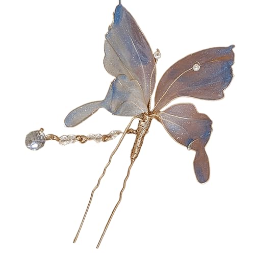 Antike Schmetterlingshaarstangen Frauen Fransen Haarnadel Nicht Slip Hadstick Haarnadel Für Friseur Chinesische Stile Haare Dekore von THINCAN