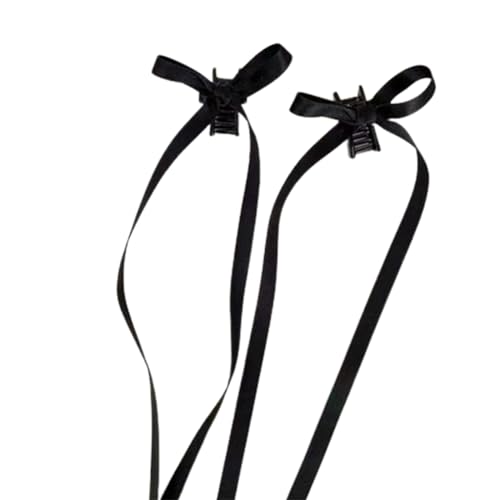 Bogenhaarclip 2pcs Haarkrallenklauen Für Mädchen Haare Bogen Vintage Kleine Haare Haare Barrette Ribbon Bogen Haarnadeln von THINCAN