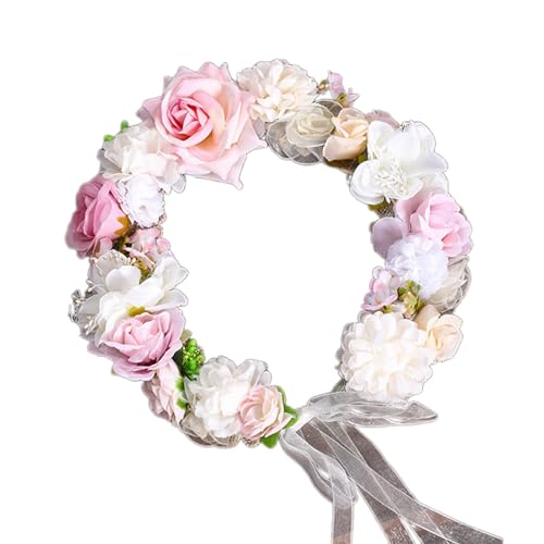 Braut Blumenkrone Für Hochzeit Stirnbänder Braut Blumenstirnbänder Frauen Blumengirlanden Kronen Haarkranz Braut Blumenkrone Für Hochzeit Stirnbänder Braut Blumenstirnbänder Frauen Blumengirlanden Kronen Haarkranz von THINCAN