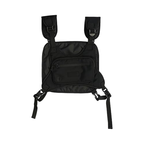 Brustbeutel Für Männer Frauen Wasserresistente Laufweste Mit Telefonhalter Outdoor Sport Vorne Westen Taschen Trainingstruhe Männer Frauen von THINCAN