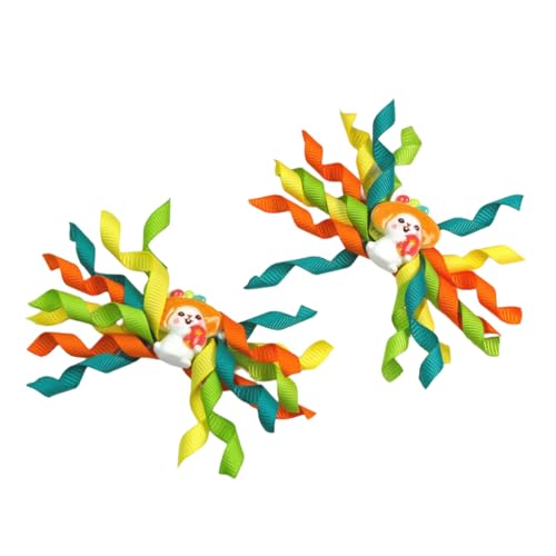 Buntes Cartoon Ribbon Hair Clip Jugend Mode Haarnadeln Für Kinder Mode Haare Erklärungen Für Feierlichkeiten von THINCAN