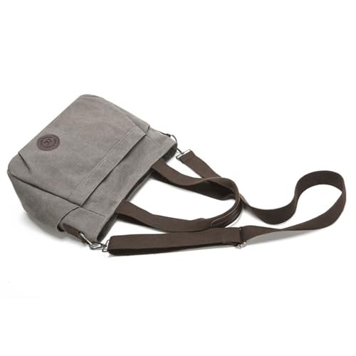 Canvas Geldbörse Für Frauen Vintage Cross Body Umhängetaschen Arbeitstasche Geräumige Handtasche Mit Multi Taschen Und Verstellbarer Riemenhandtasche von THINCAN
