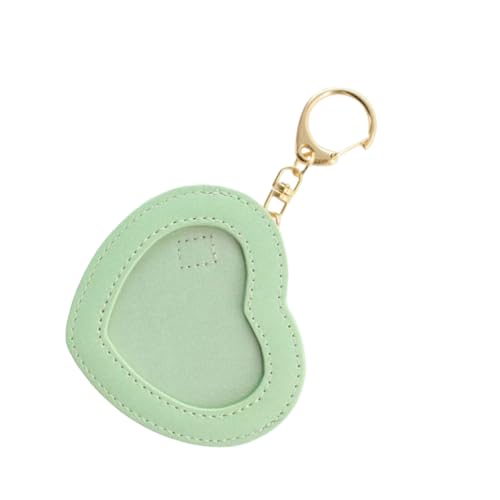 Cartoon Badge Holder Schlüsselring Mit Heart Designs Anime Anhänger PU Leder Pin Display Beschützer Für Kreative Enthusiasten Persönlicher Stil Verbesserung von THINCAN