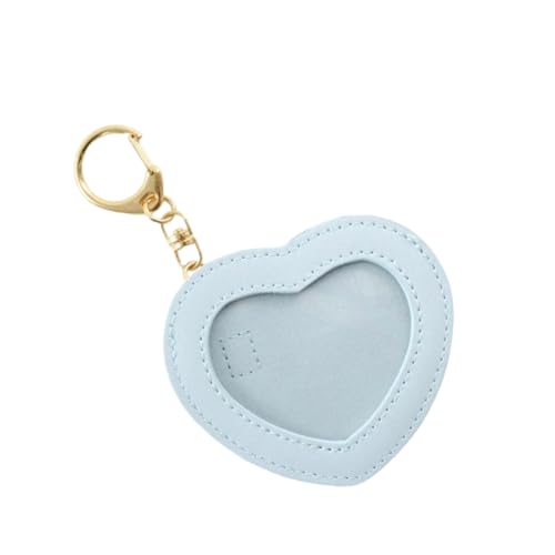 Cartoon Badge Holder Schlüsselring Mit Heart Designs Anime Anhänger PU Leder Pin Display Beschützer Für Kreative Enthusiasten Persönlicher Stil Verbesserung von THINCAN