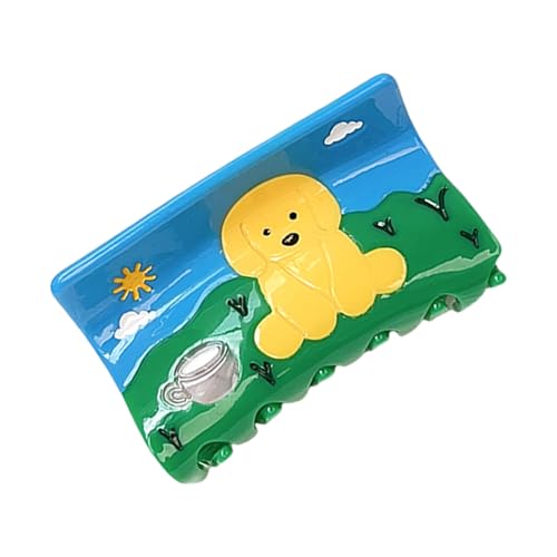 Cartoon Cloud Dog Designs Haarklauenclip Großgröße Acetat Haarzubehör Mode Haardekoration Für Frauen Mädchen von THINCAN