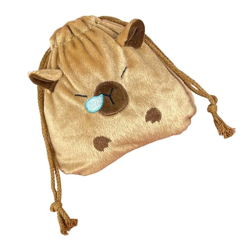 Cartoon Plüsch Capybaras Reisen Toilettenbeutel Mode Make Up Beutel Kosmetikbeutel Make Up Beutel Für Frauen Mädchen von THINCAN