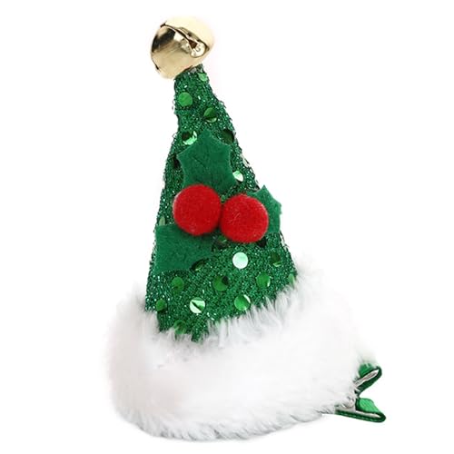 Christmas Form Haarnadeln Heiße Mädchen Punk Entenbill Haare Clip Festival Ponytail Bangs Haarclip Für Cosplay Santa von THINCAN