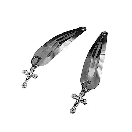 Coole Clips Mit Quasten Frauen Kid Haargip Dunkler Kopfschmuck Barrettes Accessoires Süße Girls Haarnadeln von THINCAN