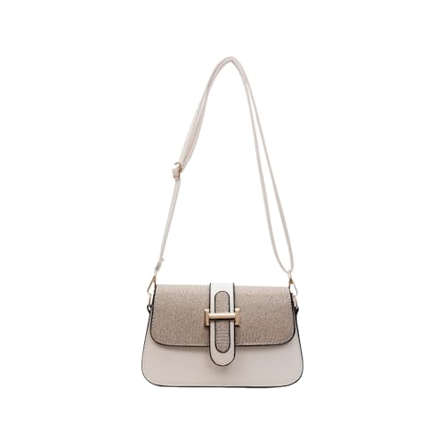 Damen PU Leder Crossbody Bag Stylish Umhängetasche Trendy Tägliche Pailletten Messengers Einfache Kleine Quadratische Frauen Schulter Pailletten Crossbody PU Leder Messenger Square von THINCAN