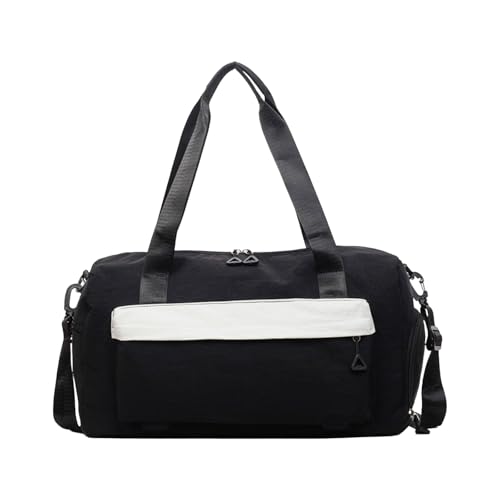 Damen Reise Reisetasche Faltbare Fitnessstudio Wochenenden Tasche Mit Taschen Leichtes Gewicht Über Nacht Sport Tragen Geschenke An Umhängetasche von THINCAN