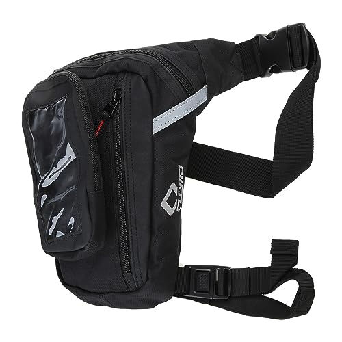 Drop Beinbeutel Für Männer Frauen Oberschenkelbeutel Outdoor Motorräder Reiten Wander Taille Pack Reisetasche Schwarz von THINCAN
