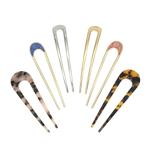 Einzigartige Form Französischer Metallhaarclip Brötchen Haarzubehör Für Vintage Frisuren Von Frauen Und Tägliche Modebedürfnisse von THINCAN