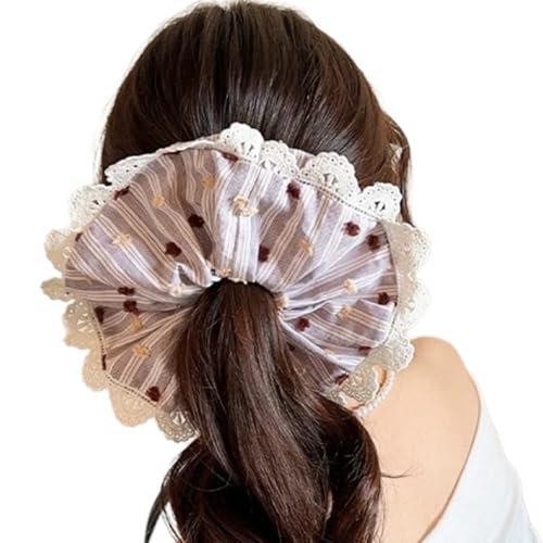 Elegante Haarspitze Spitzen Haarkrawatte Für Niedrige Pferdeschwanzfrisuren Perfekt Für Modische Frauen von THINCAN