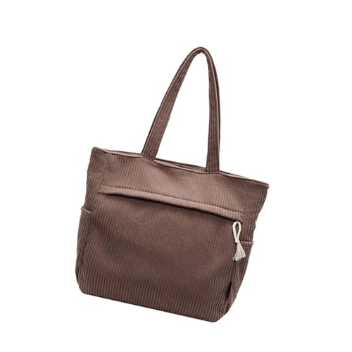 Elegante Leinwand Umhängetasche Für Frauen Große Handtasche Für Tägliche Essentiale Speicherprofis Und Studenten Canvas Shopper Tasche von THINCAN