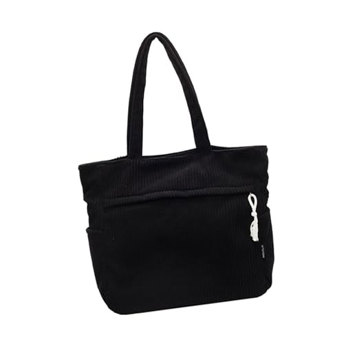 Elegante Leinwand Umhängetasche Für Frauen Große Handtasche Für Tägliche Essentiale Speicherprofis Und Studenten Canvas Shopper Tasche von THINCAN
