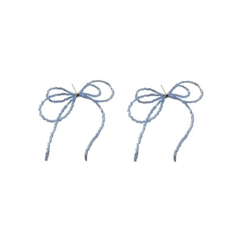 Elegante Perlenkasten Ohrringe Piercing Schmuck Einfacher Schmetterling Knoten Accessoire Für Tägliche Wege Bowknot Bolzen Accessoire Mode Ohrringe von THINCAN