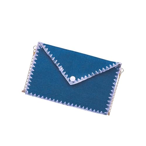 Elegante Spitze Dekorierte Frauen Abendbeutel Farbe Blockierende Design Mehrzweck Crossbody Geldbörse Verstellbarer Schultergurt Stilvolle Zwei Ton Armbandtasche von THINCAN