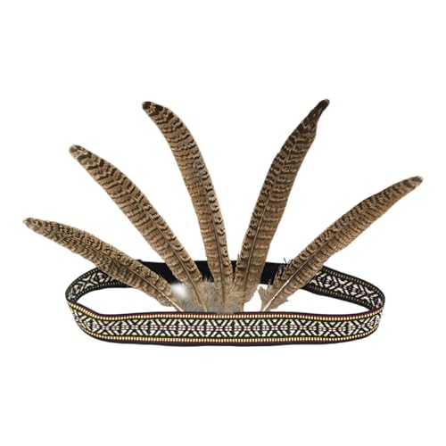 Elegantes Gefiedertes Stirnband Mit Schwanz Dekors Designs Und Strasssteine Haarstücke Haardekoration Für Besondere Anlässe Elegantes Gefiedertes Stirnband Mit Schwanz Dekors Designs Und Strasssteine Haarstücke Haardekoration Für Besondere Anlässe von THINCAN