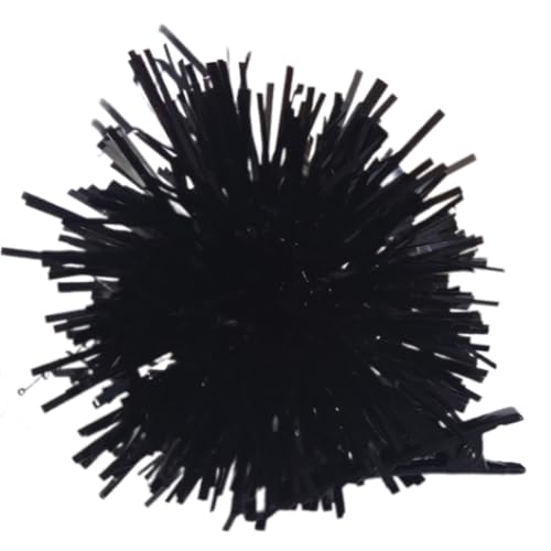 Festliche Lametta Folienstreifen Haarclip Für Mädchen Kid Barrettes Glitzern Glitzernden Bällen Handgefertigte Haarnadeln Schöne Haarnadel von THINCAN