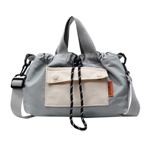 Frauen Bag Korean Styles Umhängetasche Mode Crossbody Handtasche Und Geldbeutel Canvas Bucket Einfache Messenger Drawess Crossbody Für Frauen Leinwand Eimer Einfacher Schulter von THINCAN