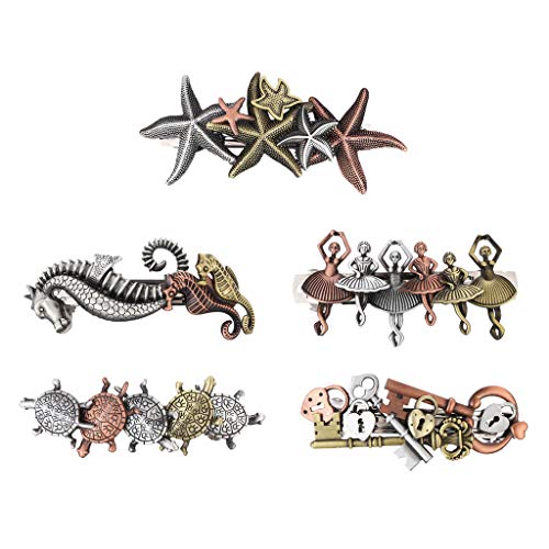 Frauen Girls Punk Multi Typ Form Haare Barrettes Festival Haarclips Für Cosplay Party Karneval Kopfstück von THINCAN