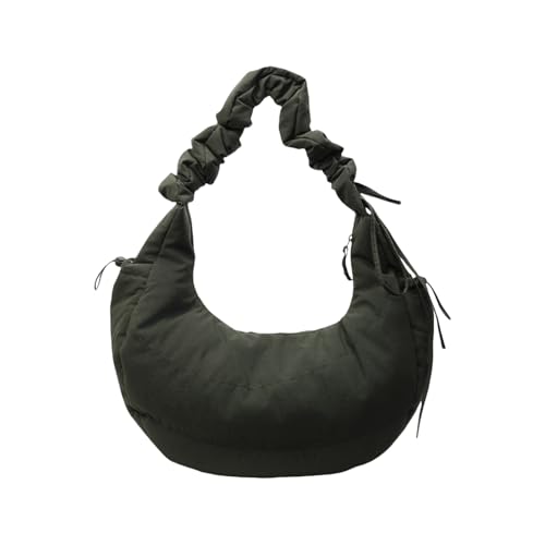 Frauen Modische Geraumte Crossbody Tasche Nylon Umhängetasche Geldbörse Elegantes Satchel Design Für Winteroutfits Alltags Schulter von THINCAN