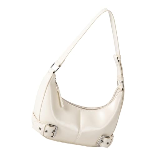 Frauen PU Umhängetasche Stilvolle Achselhalterhandtasche Mode Achselhöhlenbeutel Schnallen Dekoration Für Den Täglichen Gebrauchsumhängentasche von THINCAN