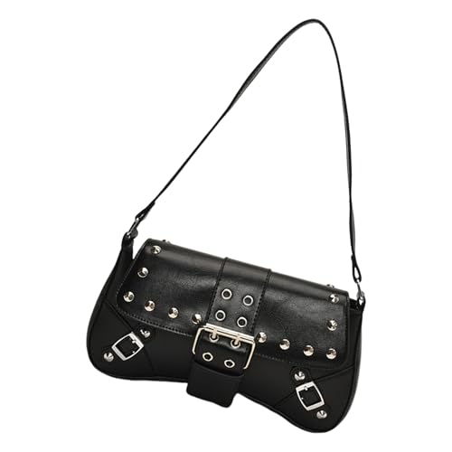 Frauen Umhängetasche Mit Schnalle Mode Achselhöhle Retro Handtasche All Matching Achselstasche Für Alltags Reise Für Alltags Achselhöhlen Mode Handtasche Alleinfängige Schulter Trend Kupplungspunkte von THINCAN