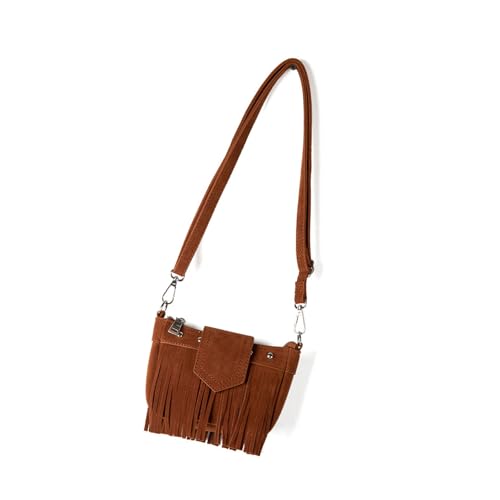 Frauen Umhängetasche Retro Messenger Bag Korean Styles Einkaufen Quasten Crossbody Für Tägliche Frauen Koreanische Stile Schulter Shopping Dating Retro Crossbody von THINCAN