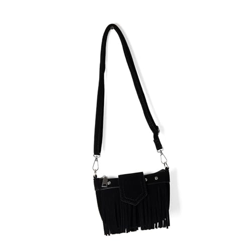 Frauen Umhängetasche Retro Messenger Bag Korean Styles Einkaufen Quasten Crossbody Für Tägliche Frauen Koreanische Stile Schulter Shopping Dating Retro Crossbody von THINCAN