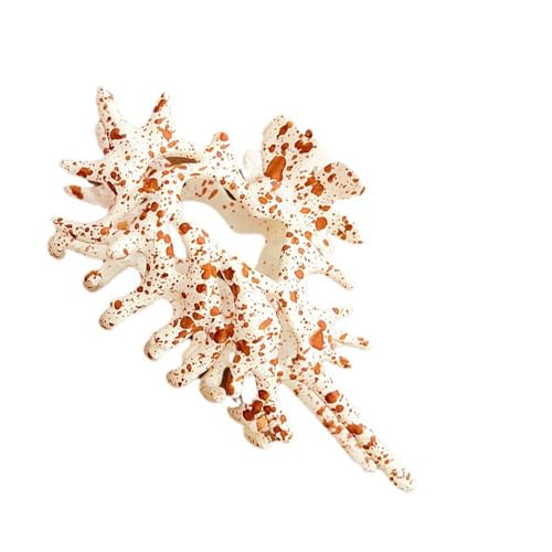 Freundliche Plastik Haarklaue Clip Conch Form Hair Accessoire Cartoon Dekoration Für Frauen Mädchen Kreative Geschenkkuine Form Clip von THINCAN