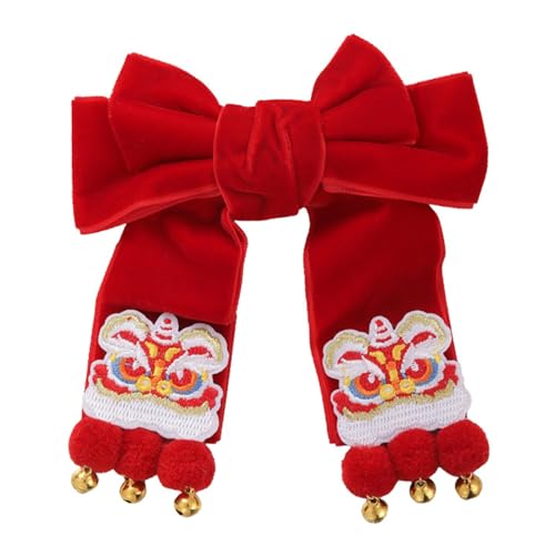 Frühlingsfestival Dragon Hair Clip Für Mädchen Kinder Stickerei Dragon Bag Clip Kinder Bowknot Hair Pin Set Set von THINCAN