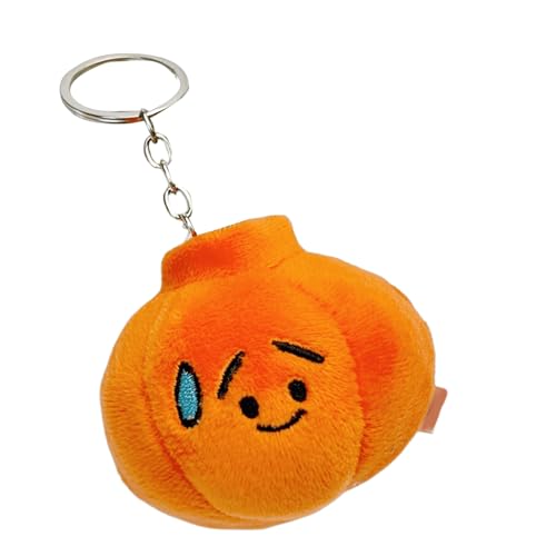 Fun Cartoon Knoblauch Plüsch Keychain Rucksack Anhänger Leichtes Schlüsselhalter Fashion Keyring Ornament Für Kinder Und Teenager Süße Taschendekoration von THINCAN