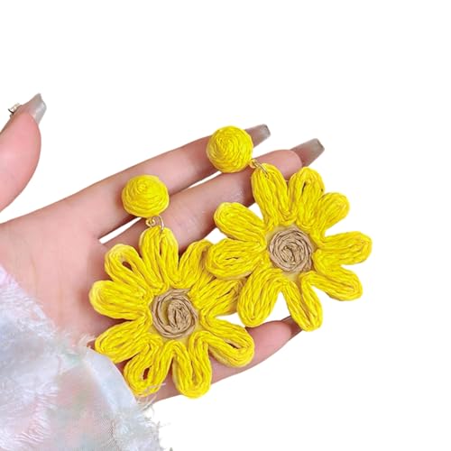 Geometrische Blumenohrringe Strand Vintage Styles Dangle Ohrringe Für Trendige Frauen Alltag Schmuckstücke Retro Styles Schmuck von THINCAN