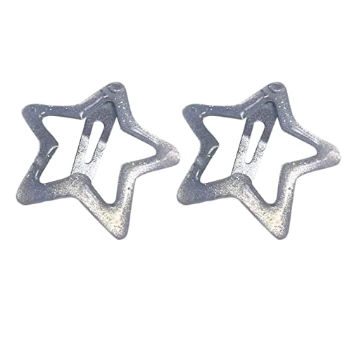 Glitzer Ausgehöhlte Sternhaarklammern Süße Star Haar Barrettes Haarstifte Kopfstückzubehör Für Frauen Mädchen von THINCAN
