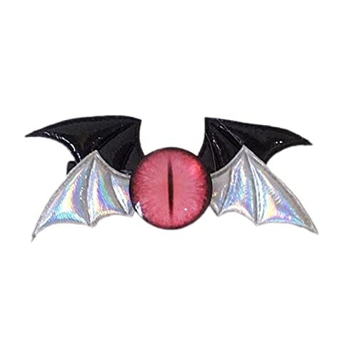 Haarclip Für Mädchen Mode Böse Fledermaus Haare Clip Nicht Schlupf Barrettes Für Side Bangs Frauen Halloween Party Haarnadel Bat Serie Kopfbedeckung Modische Haarschleife von THINCAN