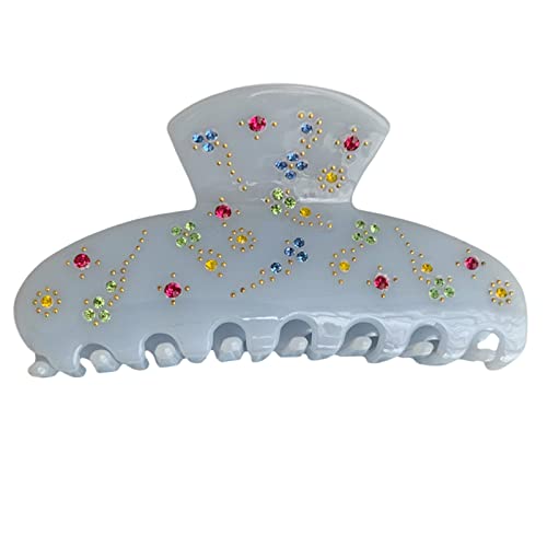 Haarklauenclip Süßer Haifisch Clip Strasshaarclip Kiefer Haarklemme Vintage Haare Barrettes Weibliche Mädchen Haarzubehör Accessoires von THINCAN