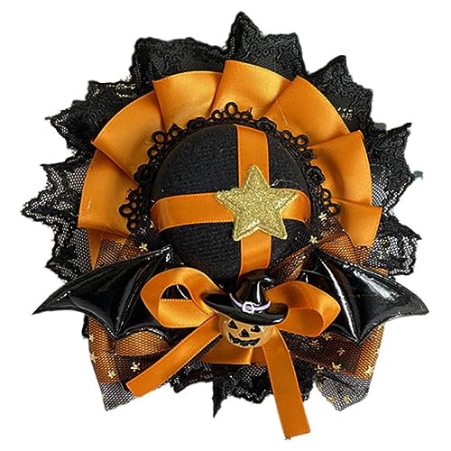 Halloween Choker Hair Clip Bowler Star Bat Wing Für Bühne Zeigt Cosplay Kopfschmuck Für Teenager Kinder Halloween Choker Hair Clip Bowler Star Bat Wing Für Bühne Zeigt Cosplay Kopfschmuck Für Teenager Kinder von THINCAN