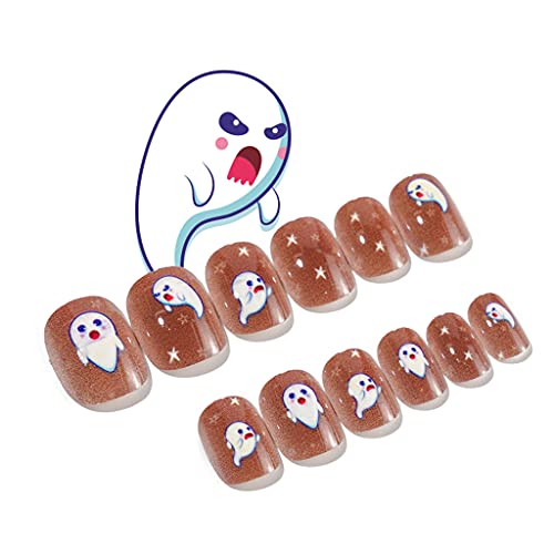 Halloween Für Katze Witch Broom Press Auf Nägeln Kinder Erwachsener Tragbar von THINCAN