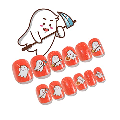 Halloween Für Katze Witch Broom Press Auf Nägeln Kinder Erwachsener Tragbar von THINCAN