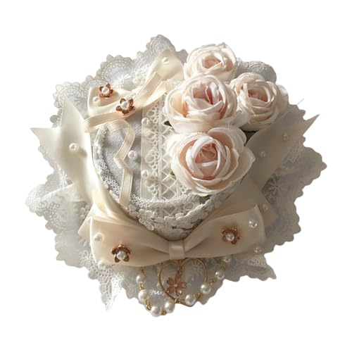 Handgefertigte Blumen Haarnadel Braut Und Brautjungfern Haarclip Spitze Lolitas Haarnadel Engagement Party Kopfbedeckung von THINCAN